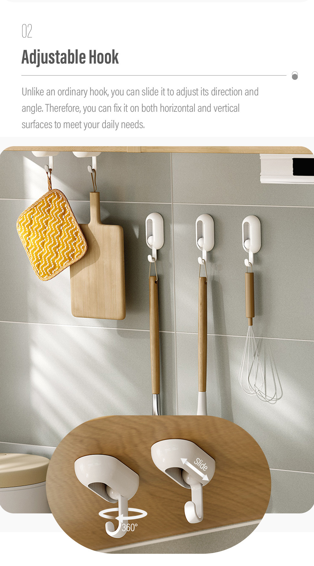 Wall-Mounted-Hook-Strong-Adhesive-Rotatable-3